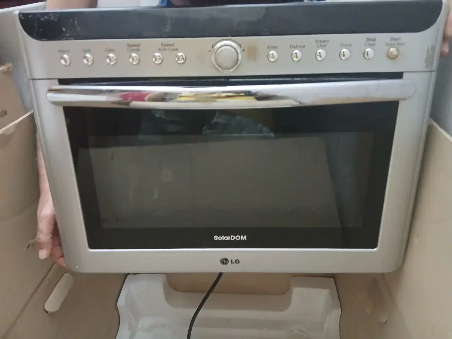 ماکروفر سولاردم الجی نقرهای|اجاق گاز و لوازم برقی پختوپز|بندر انزلی, معلم|دیوار