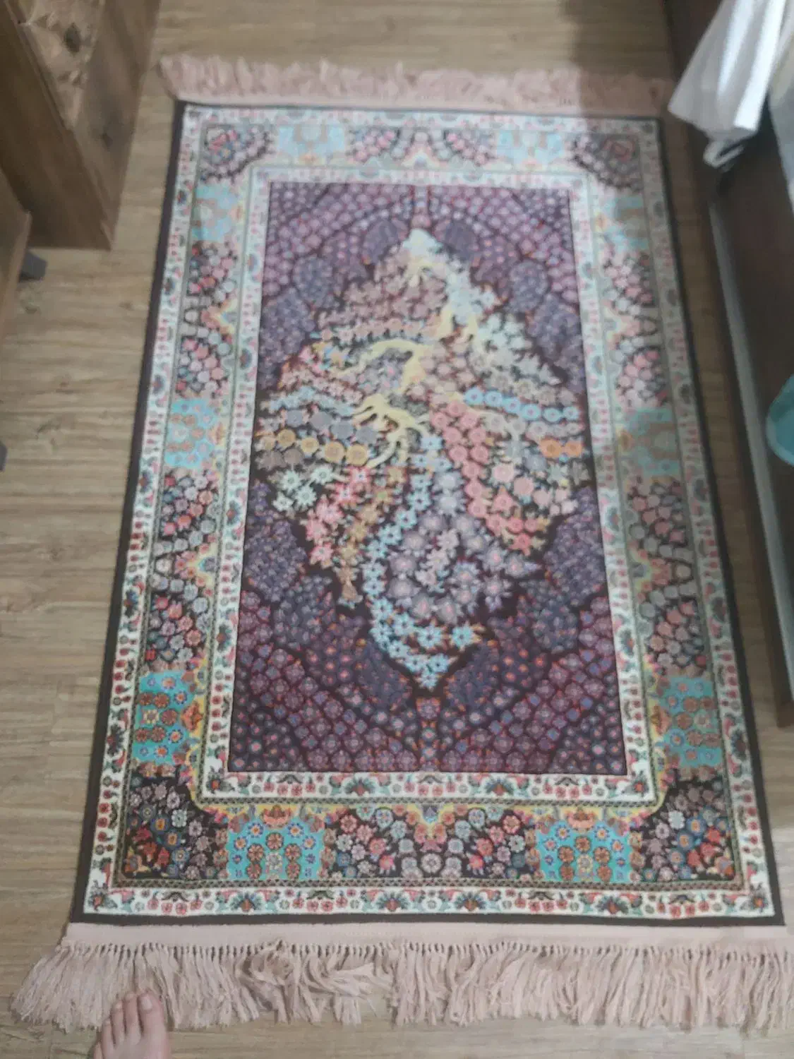 فرش فردی طرح ابریشم|فرش|اراک, |دیوار