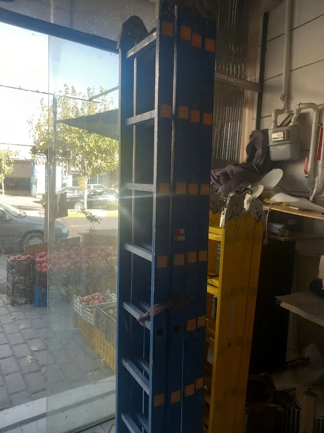 نردبان دوطرفه بلند|ابزارآلات|سمنان, |دیوار