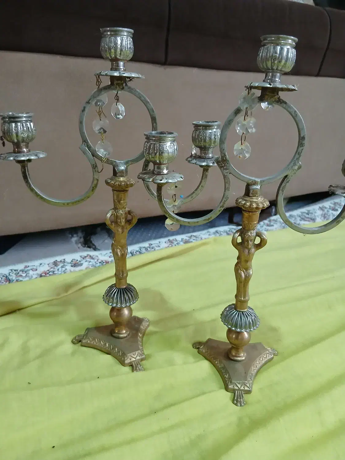 شمعدان قدیمی|کلکسیون اشیاء عتیقه|رشت, یخسازی|دیوار