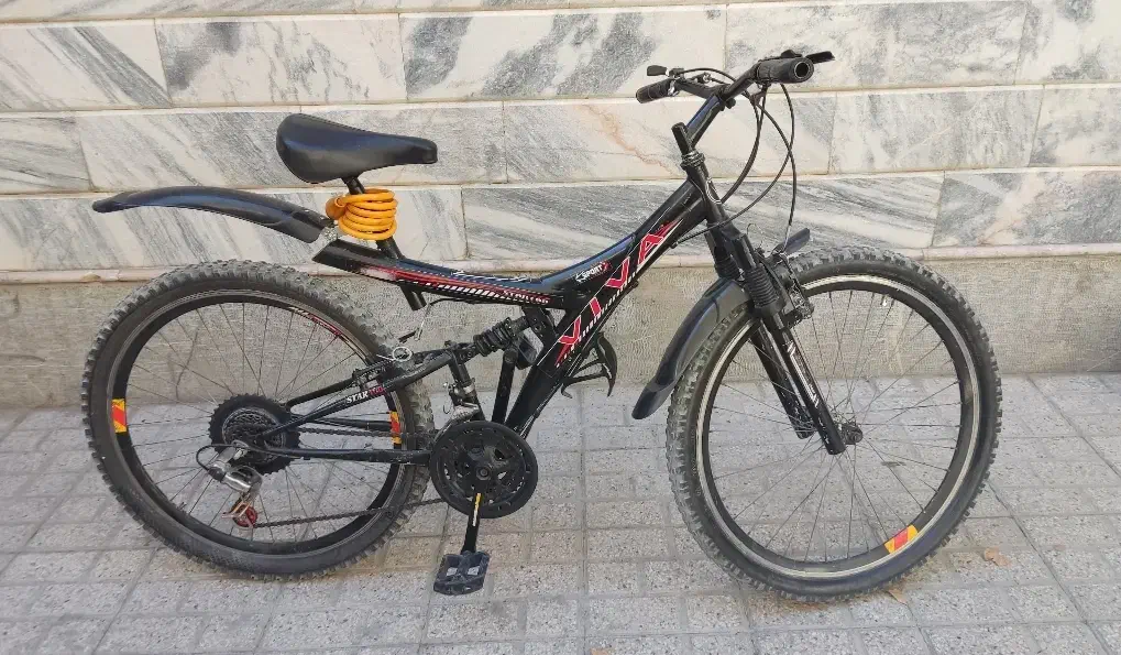 دوچرخه ۲۶ ویوا کمک فنردار مدل استار۱۰۰|دوچرخه، اسکیت، اسکوتر|مشهد, یوسفیه (شهرک غرب)|دیوار