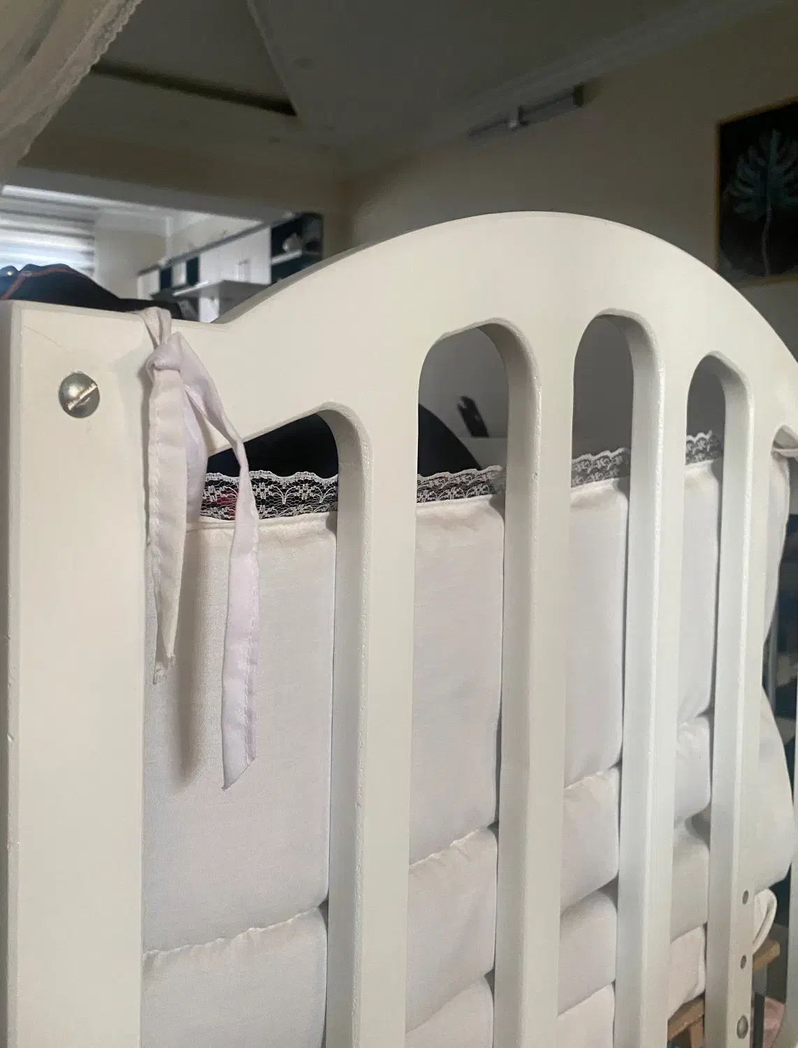 تخت گهواره ای نوزاد|تخت و صندلی بچه|قم, زنبیل آباد|دیوار