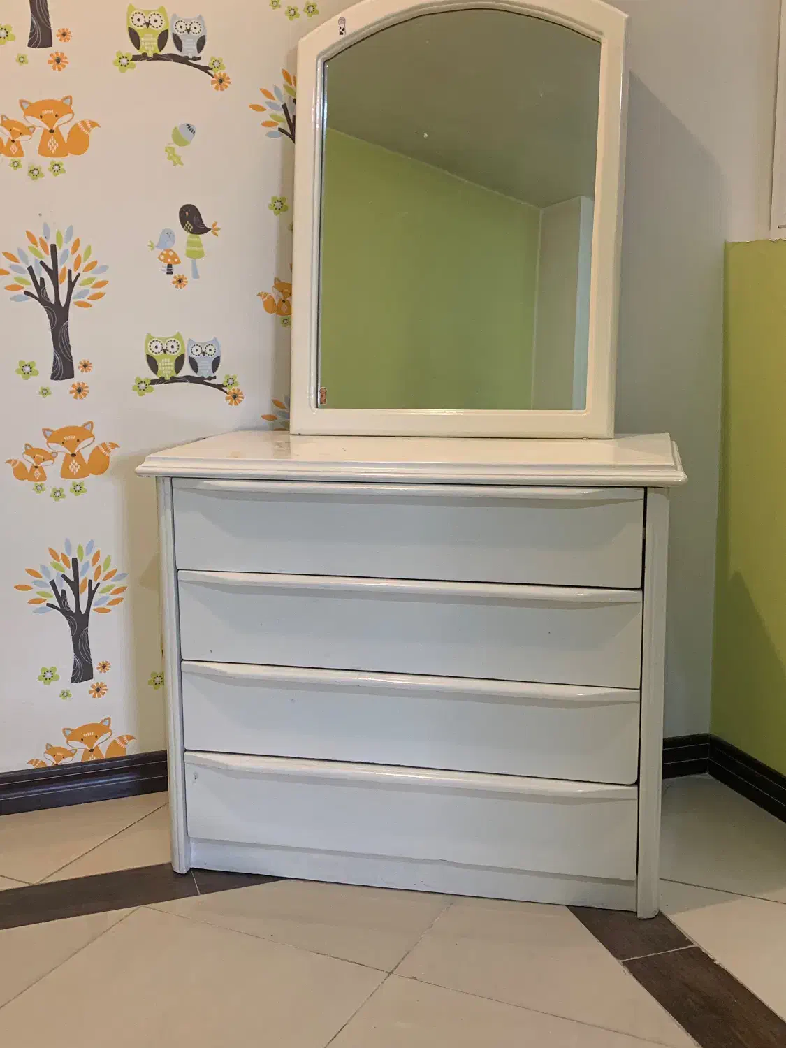 دراور و آینه|جاکفشی، کمد، دراور|شهرکرد, |دیوار