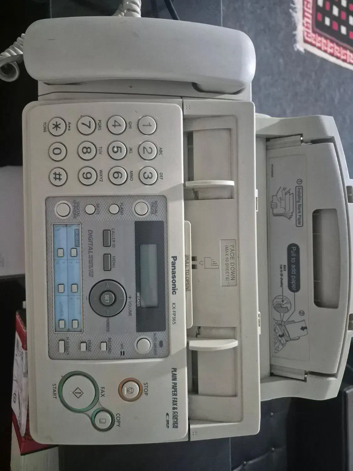 تلفن‌ فکس پاناسونیک سالم|پرینتر، اسکنر، کپی، فکس|تهران, نصرت|دیوار