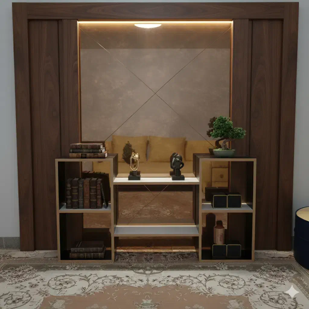 استند|کتابخانه، شلف، قفسههای دیواری|آبش احمد, |دیوار