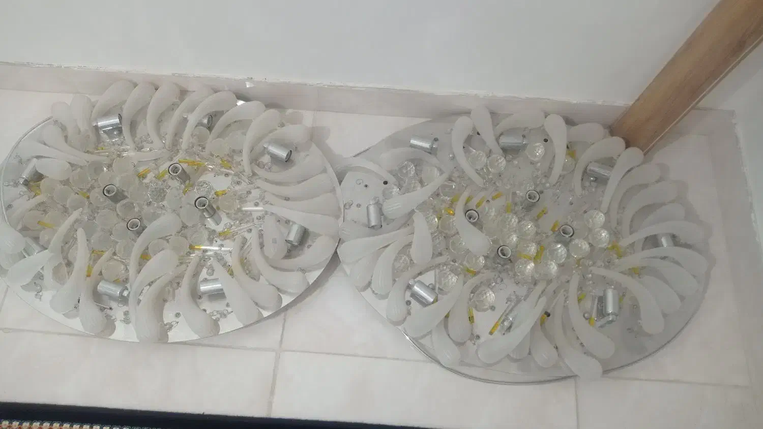 دو عدد لوستر کنترل دار موزیکال|لوستر و چراغ آویز|کرمانشاه, |دیوار