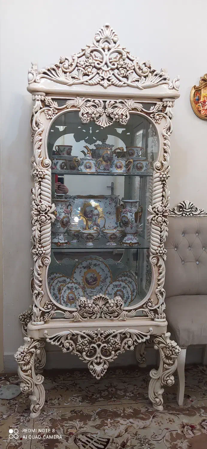 بوفه تمام چوب|بوفه، ویترین، کنسول|قزوین, |دیوار