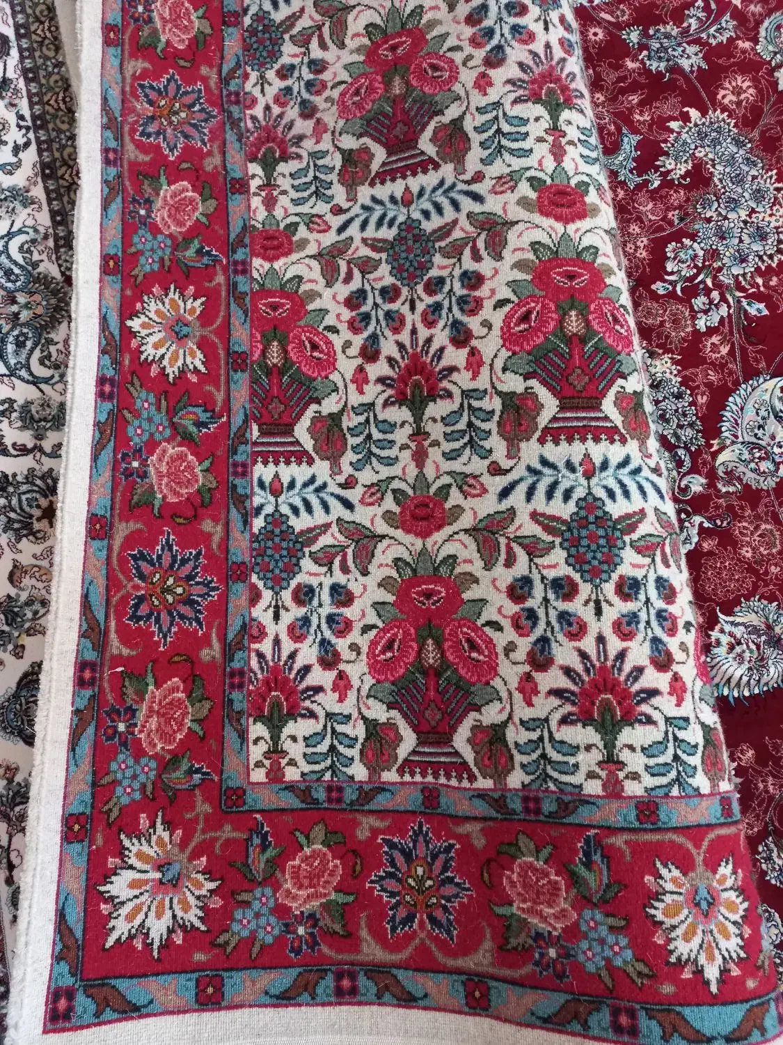 دستبافت ذرع نیم|فرش|پیشوا, |دیوار