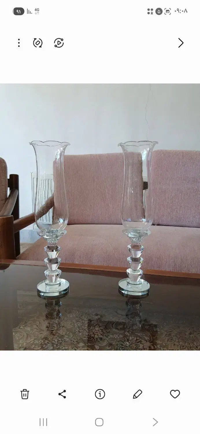 جاشمعی بلور|کلکسیون اشیاء عتیقه|تیران, |دیوار