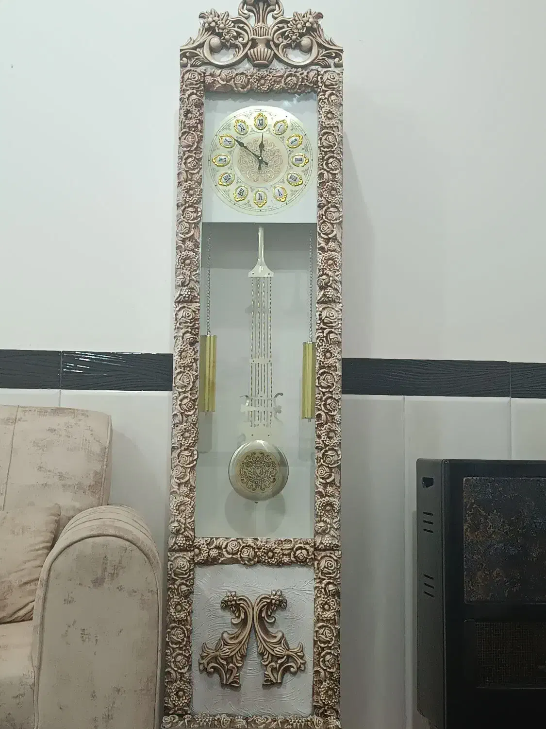 آینه کنسول وساعت|مبلمان خانگی و میز عسلی|مریوان, |دیوار