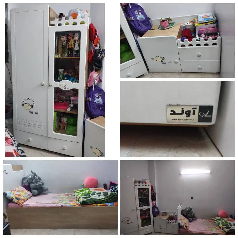 سرویس خواب کودک و نوجوان|تخت و سرویس خواب|تهران, سنگلج (شاپور)|دیوار
