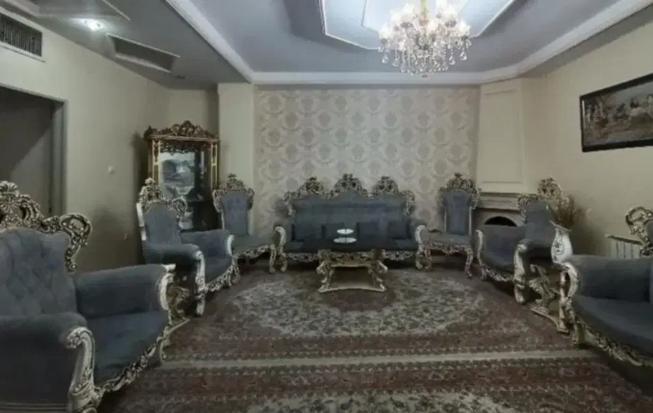 مبل سلطنتی ۹نفره راش|مبلمان خانگی و میز عسلی|اشتهارد, |دیوار
