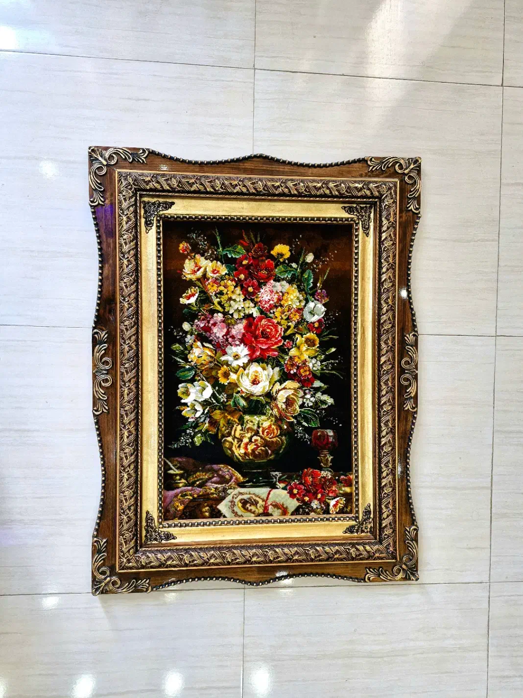 تابلو فرش دستباف نو|تابلو فرش|کرمان, |دیوار