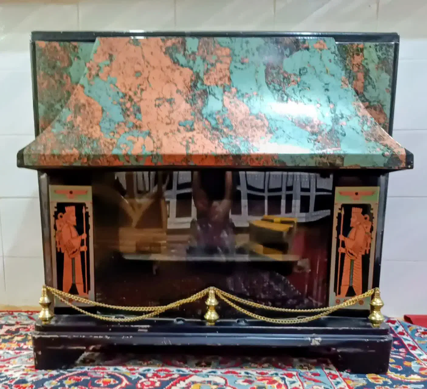 فروش بخاری 15000 توکل گاز طرح شومینه مدل هخامنشی|بخاری، هیتر، شومینه|لردگان, |دیوار
