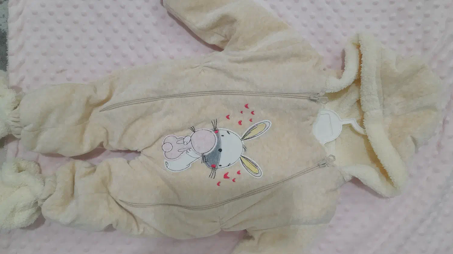 سرهمی خز دار نوزاد سایز ۳|کفش و لباس بچه|شیروان (خراسان), |دیوار