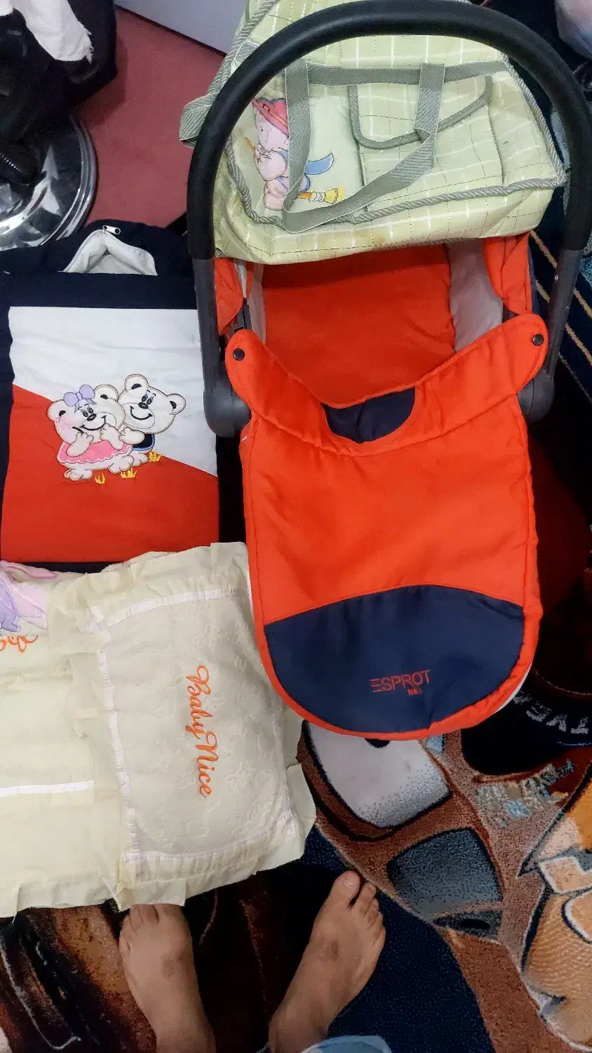 کریر نوزاد .قنداق .سرویس خواب و ساک لوازم بچه|کالسکه و لوازم جانبی|اردبیل, |دیوار