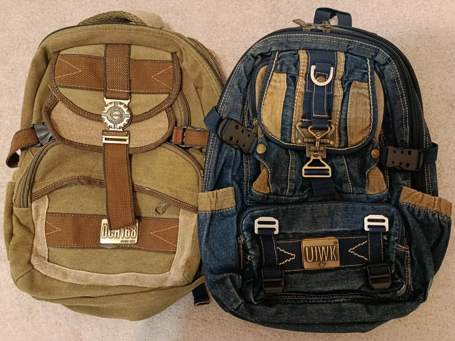 کیف مدرسه ( کوله پشتی) جین|کیف، کفش، کمربند|سنندج, |دیوار