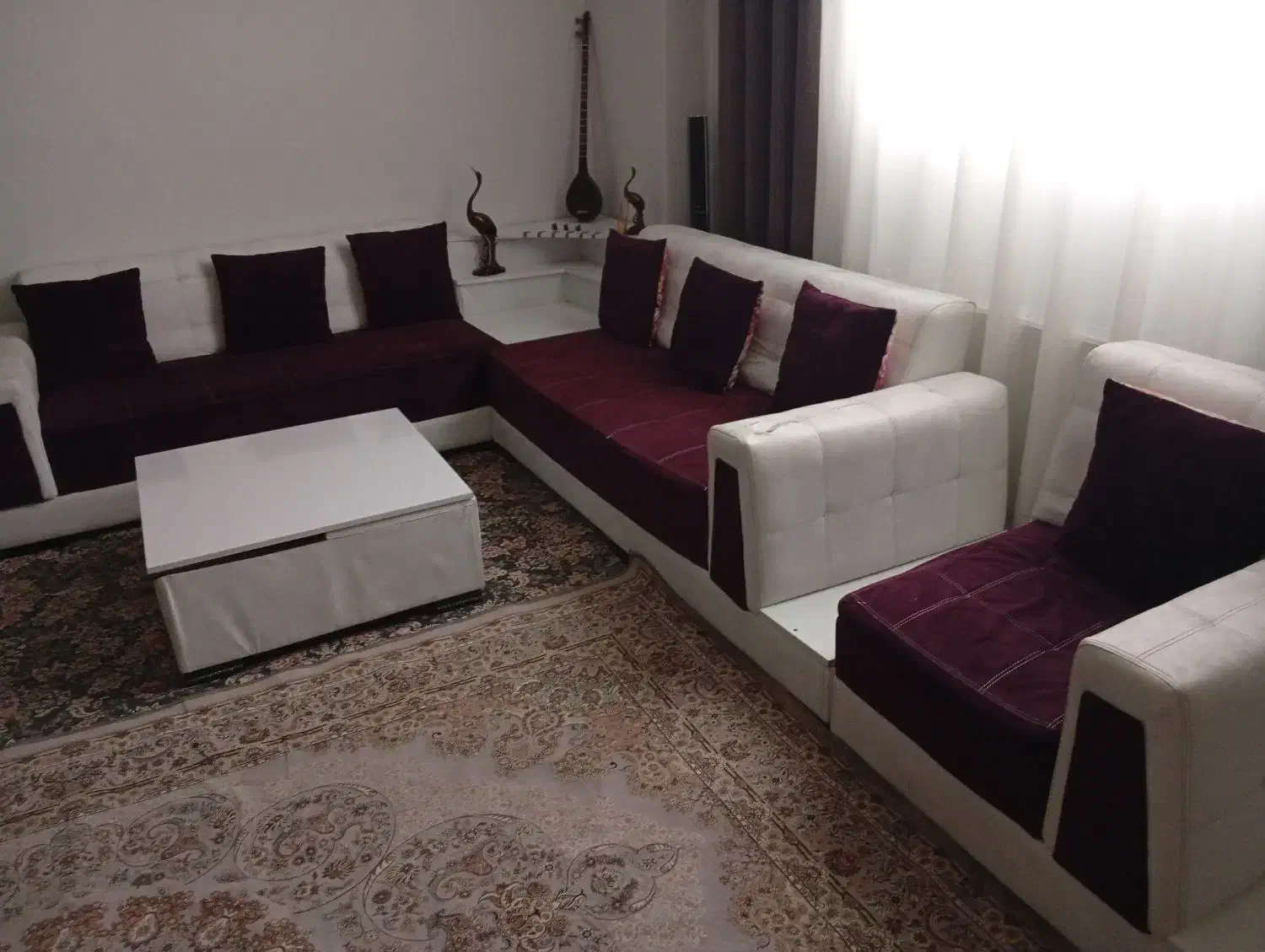 مبل اپارتمانی 7نفره|مبلمان خانگی و میز عسلی|کرمانشاه, |دیوار