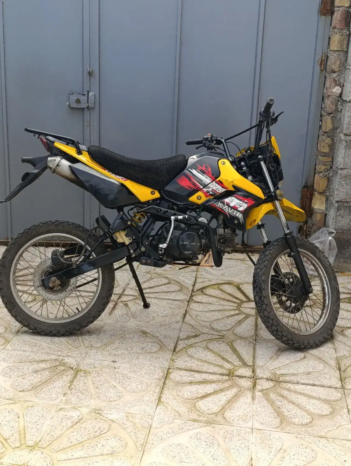 مینی کراس۱۲۵|موتورسیکلت|رشت, آب آسیاب|دیوار