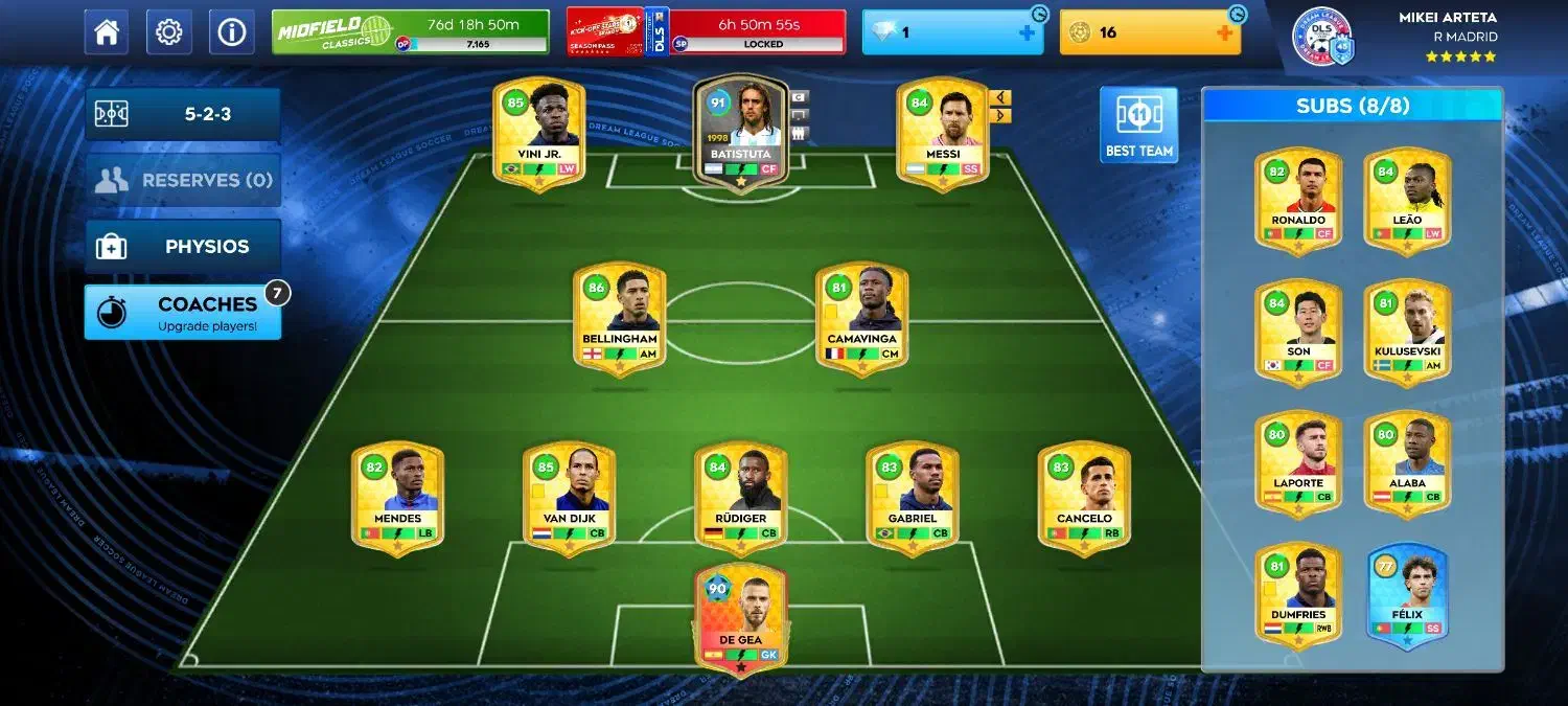 اکانت بازی فوتبال آنلاین دریم لیگ DLS2026|کنسول، بازی ویدئویی و آنلاین|آبش احمد, |دیوار