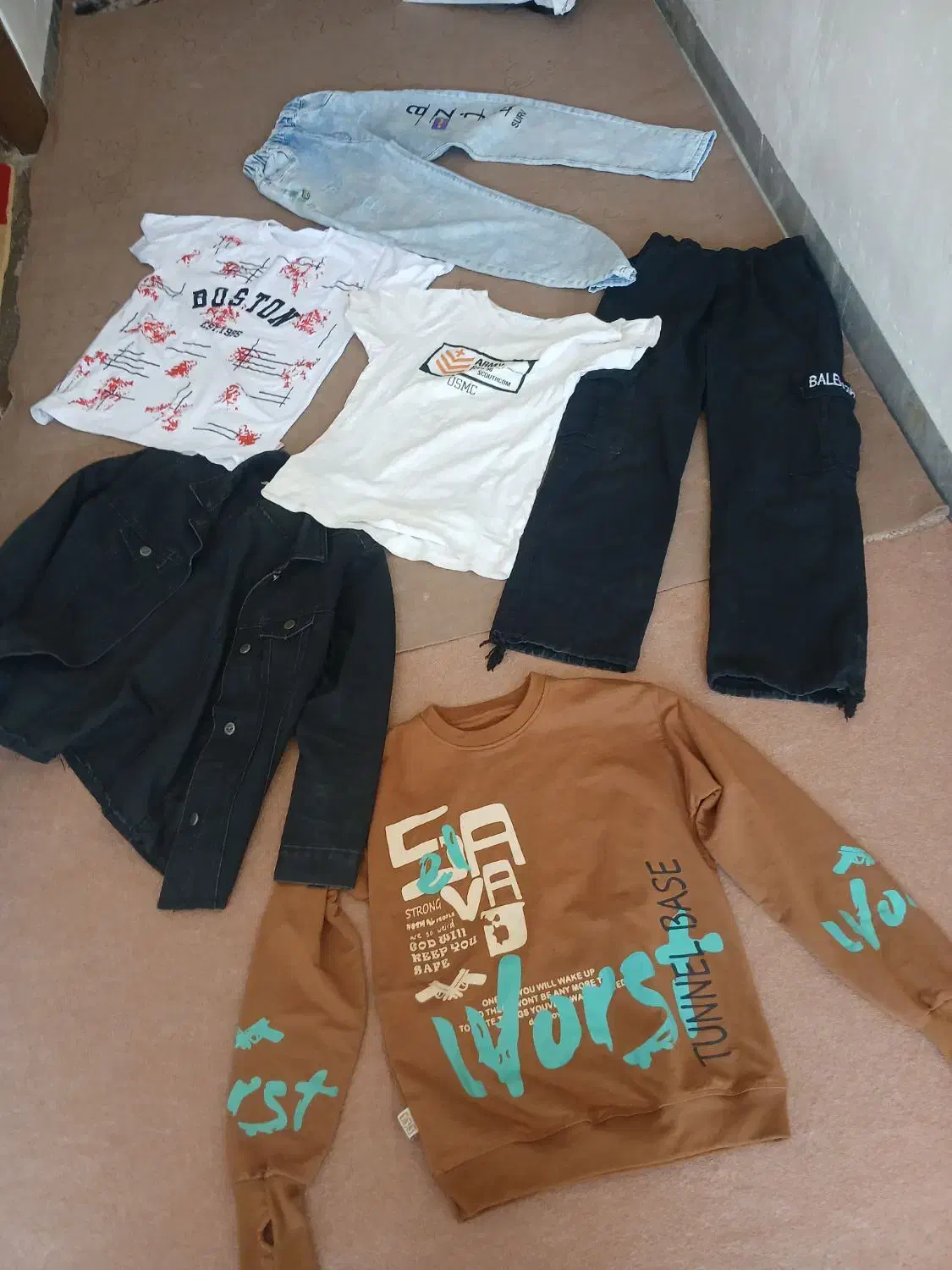 چندعددپیراهن وشلواروکت کتان درحدود.چندباراستفاده|لباس|نورآباد ممسنی, |دیوار