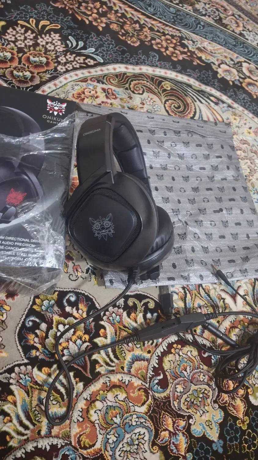 هدفون گیمینگ نو یک بارم استفاده نشده|قطعات و لوازم جانبی رایانه|ساری, |دیوار