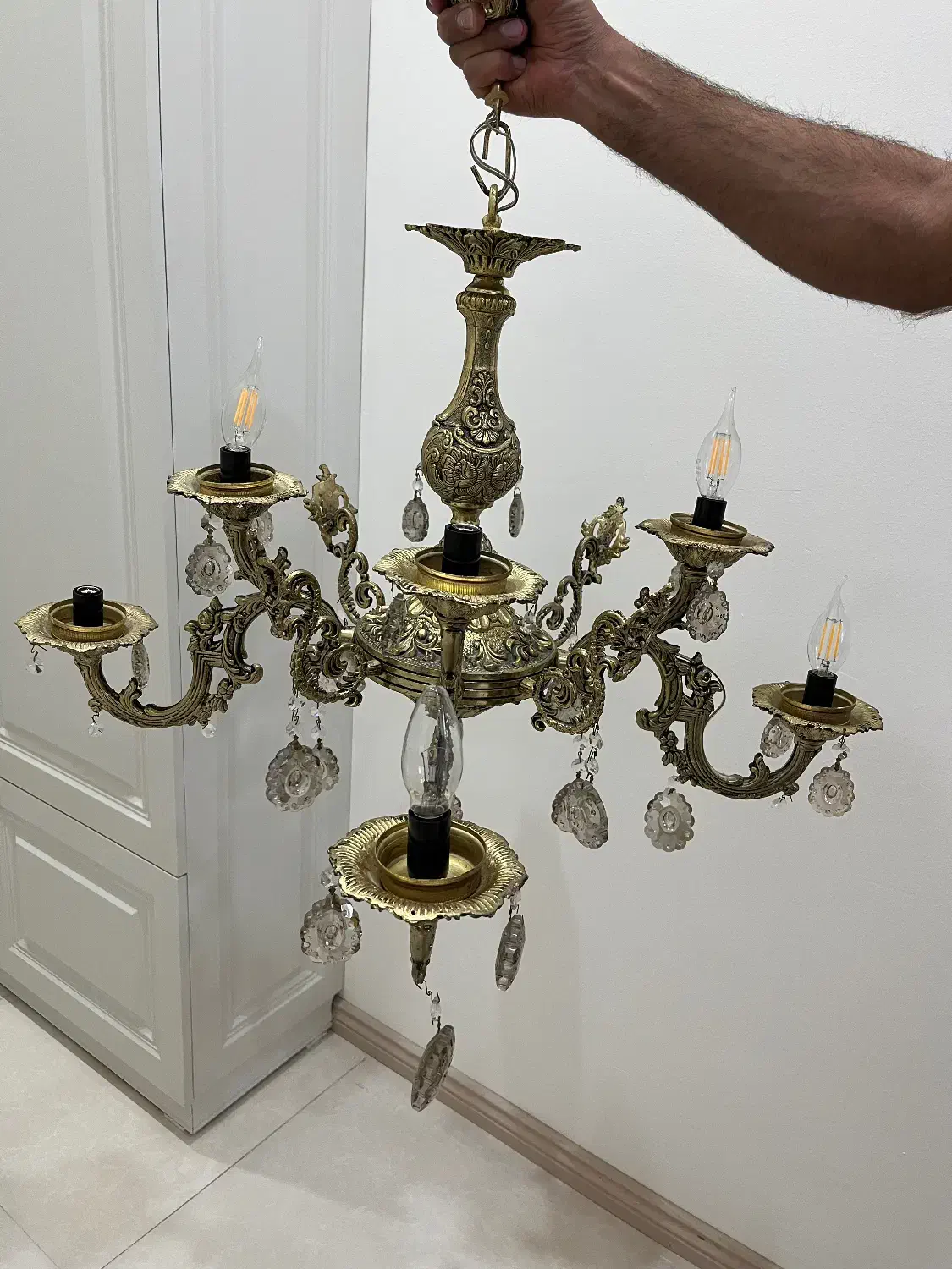 لوستر|لوستر و چراغ آویز|مشهد, شهرک لشکر (شهرک غرب)|دیوار