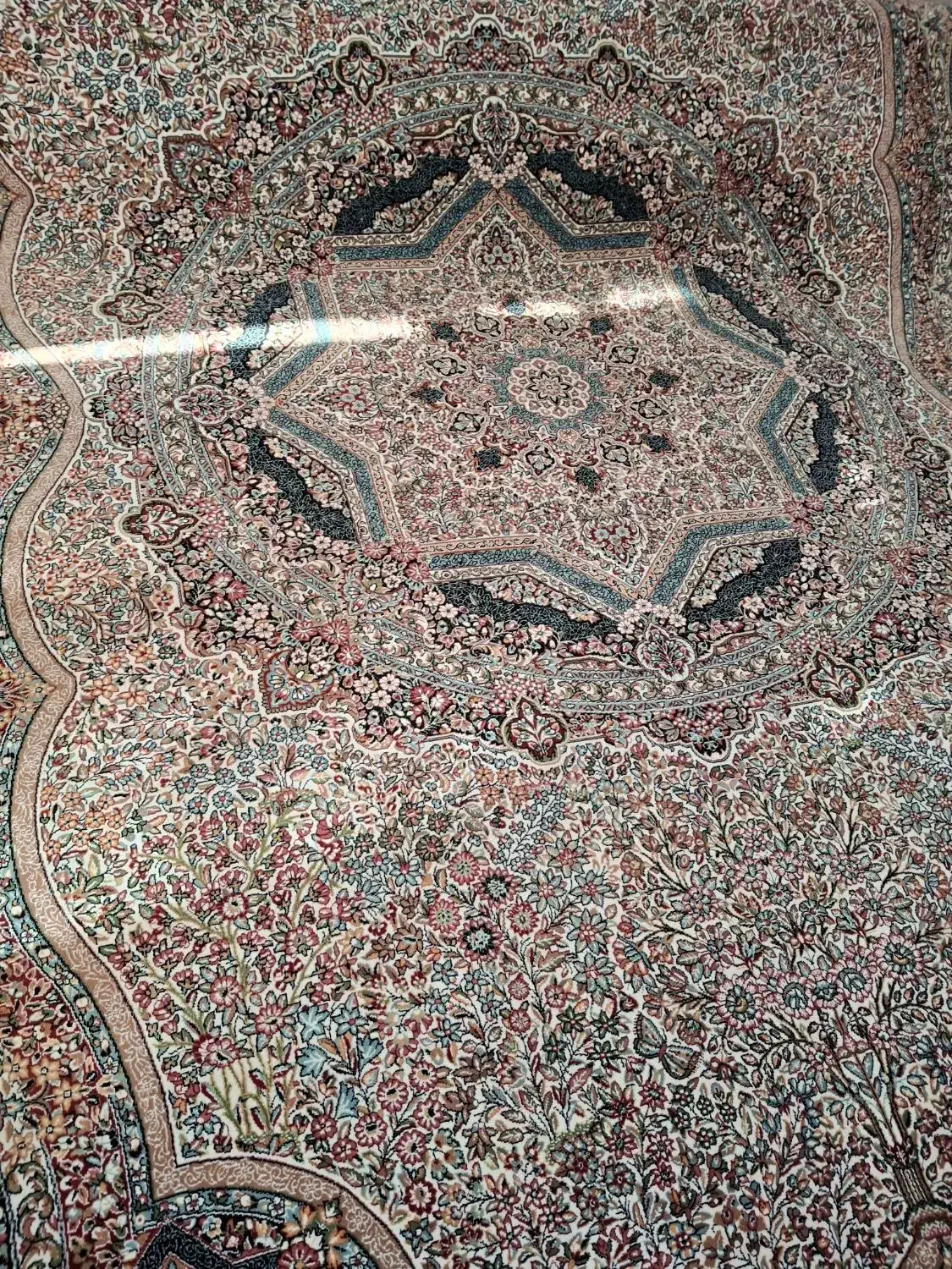 یک جفت فرش ابریشم ماشینی|فرش|اسدآباد, |دیوار