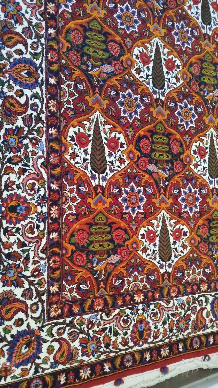 فرش دست بافت خومه جهادی|فرش|شهرکرد, |دیوار