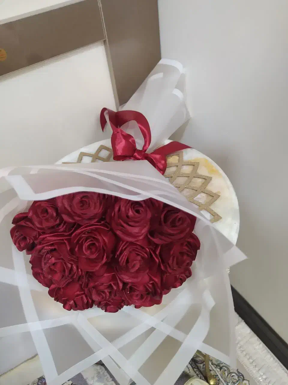 دسته گل مصنوعی با ربان|گل مصنوعی|تهران, مشیریه|دیوار