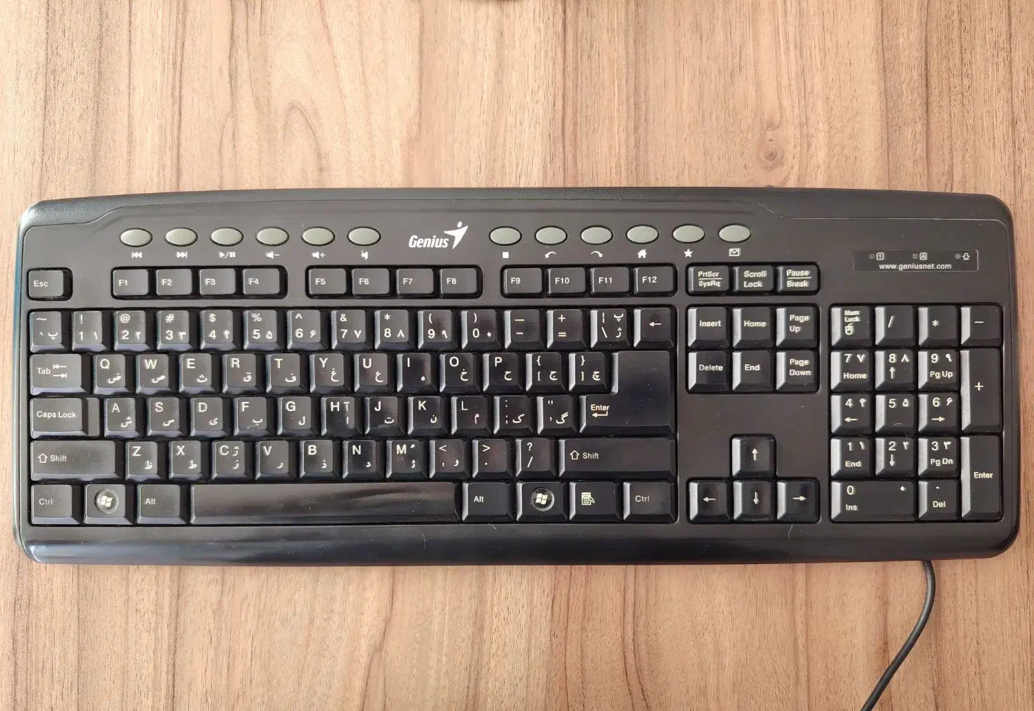 کیبورد genius|قطعات و لوازم جانبی رایانه|شیراز, کوزه گری|دیوار