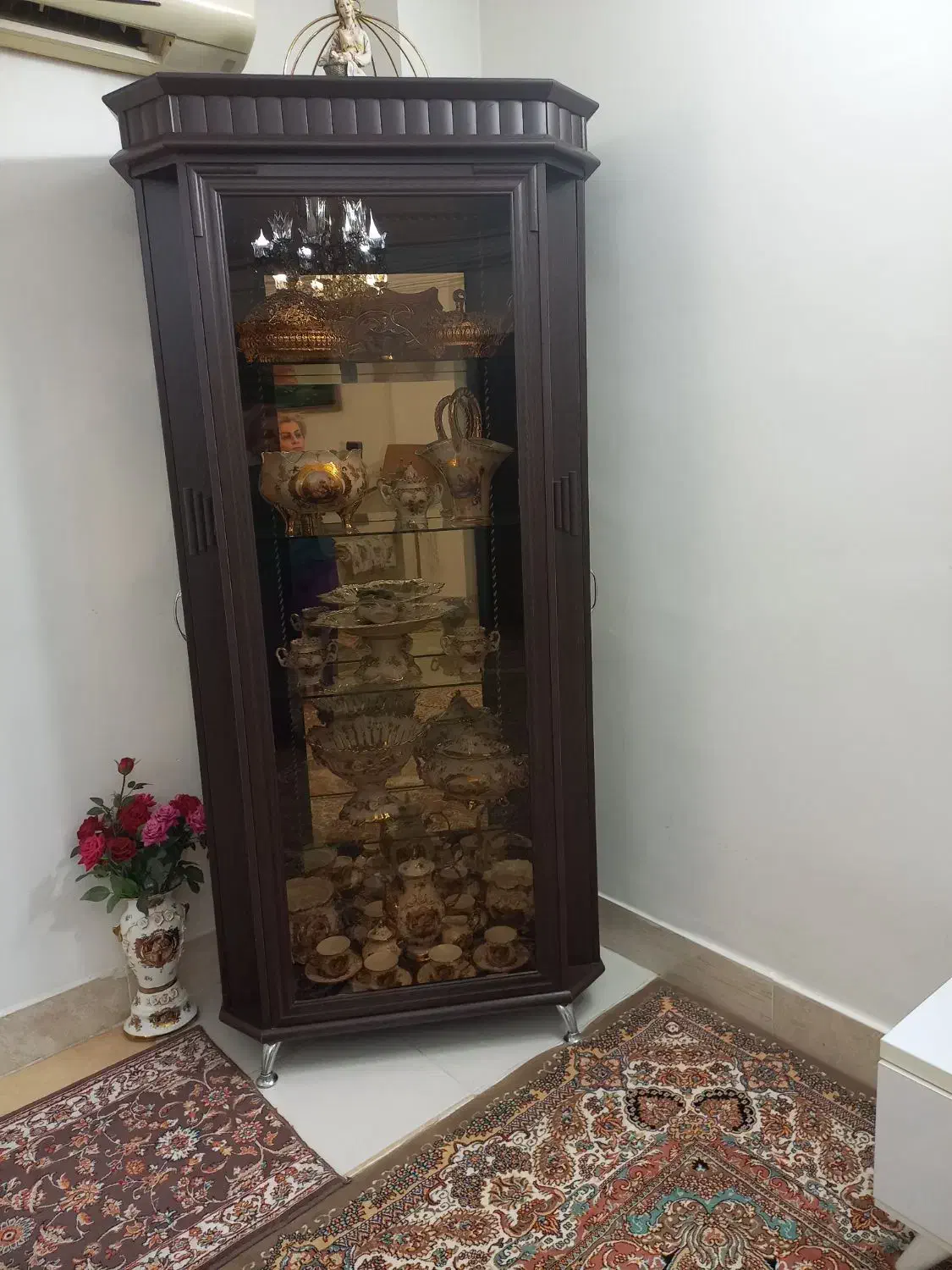 بوفه چوبی به سلیقه خودم ساخته شده محکم و بادوام|بوفه، ویترین، کنسول|گنبد کاووس, |دیوار