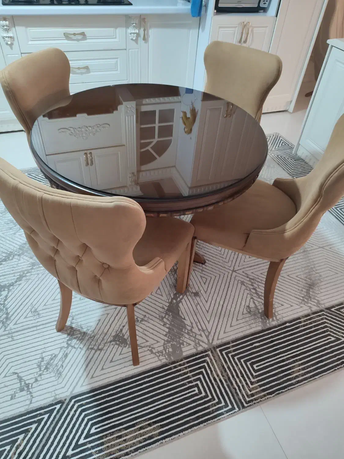 میز نهار خوری ۴نفره مبلی|میز و صندلی غذاخوری|مشهد, سرافرازان|دیوار