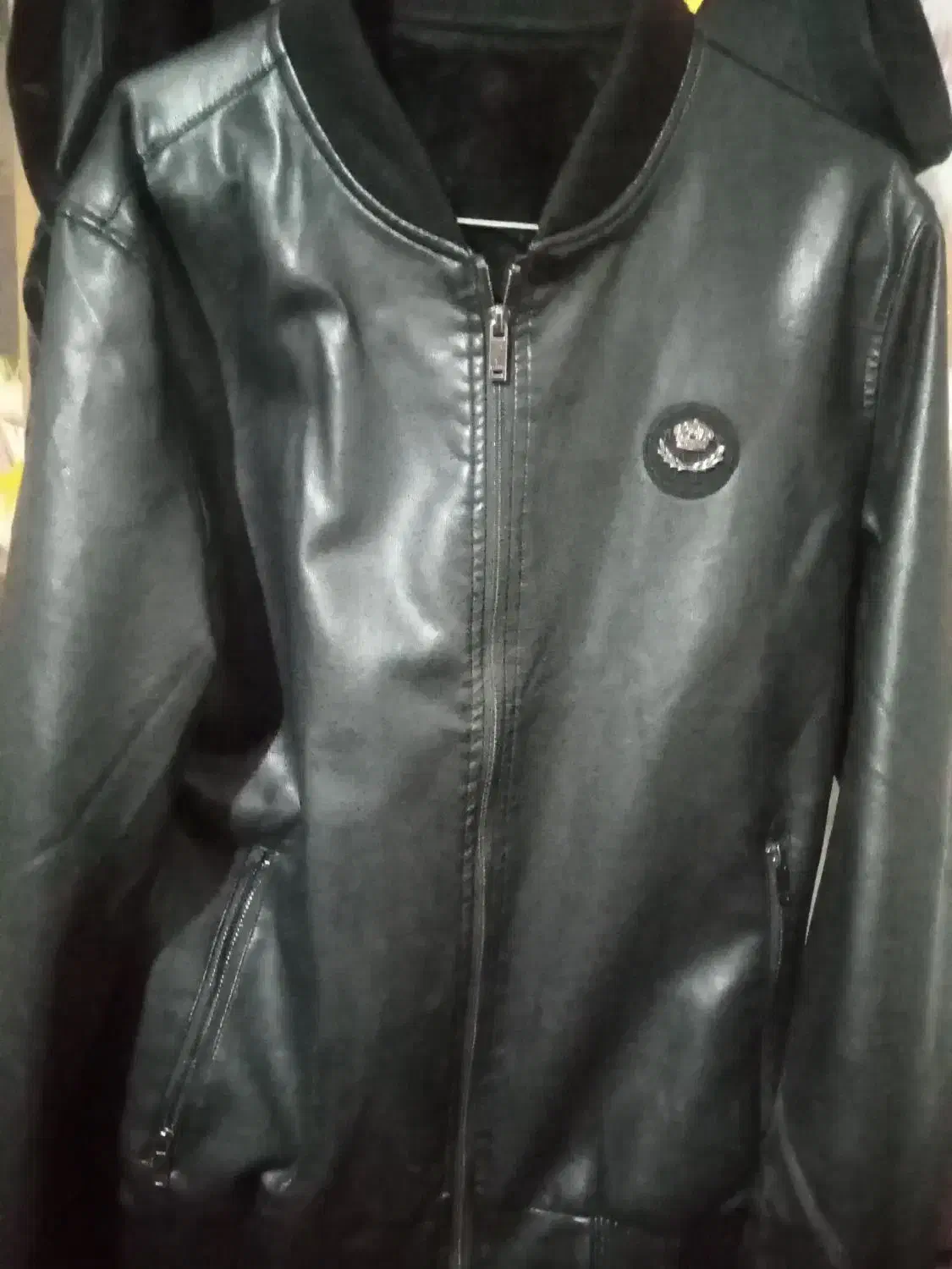 کاپشن مردانه چرم مدل خلبانی سایز 2XL|لباس|قم, نیروگاه|دیوار