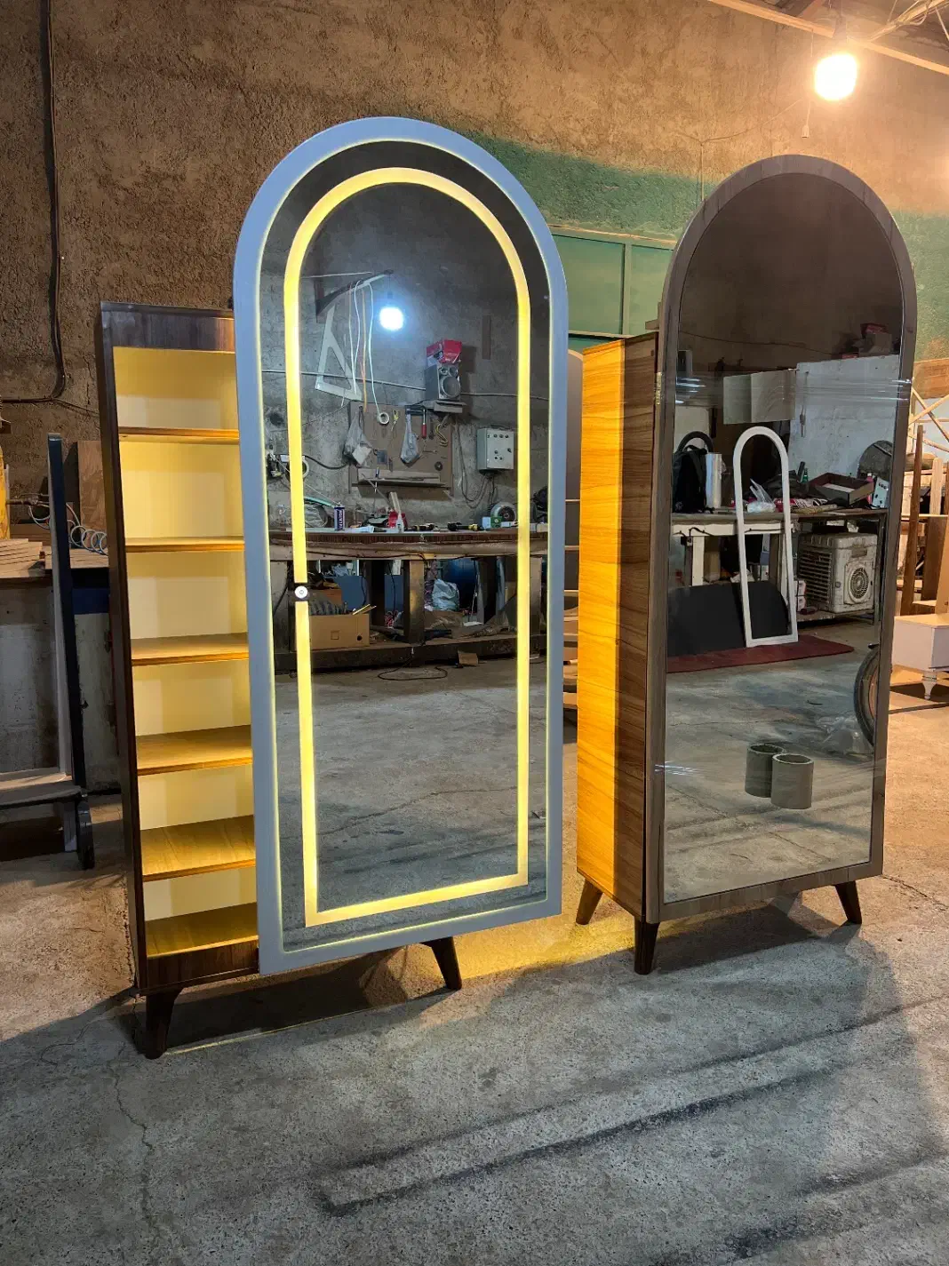 جاکفشی ایستاده با اینه قدی ‌ال‌ای‌دی دار|جاکفشی، کمد، دراور|تهران, شهید رجایی|دیوار