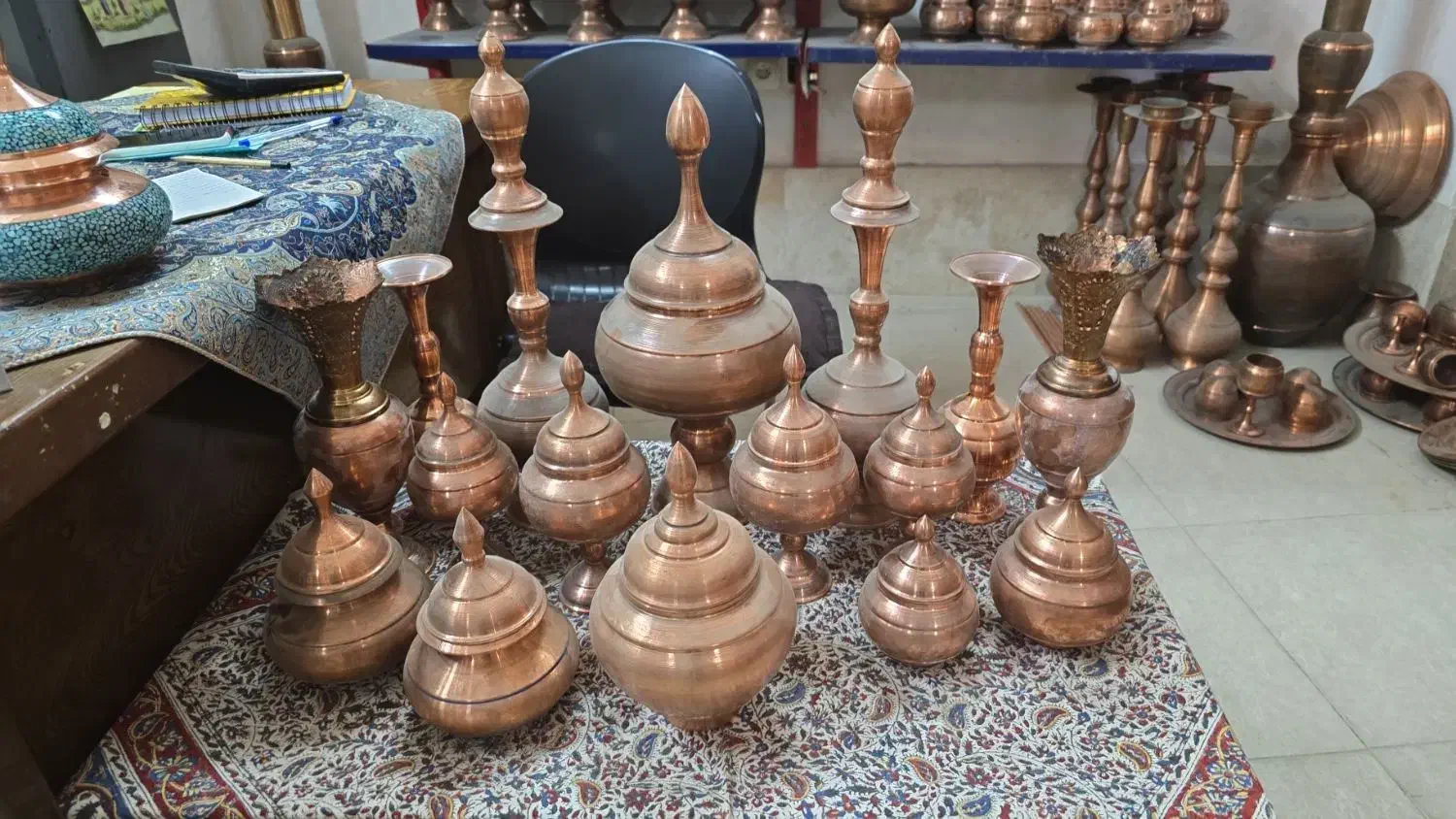 اجیل خوری زیرساخت فیروزه کوبی و نقاشی|صنایع دستی و سایر لوازم تزئینی|اصفهان, خواجو|دیوار
