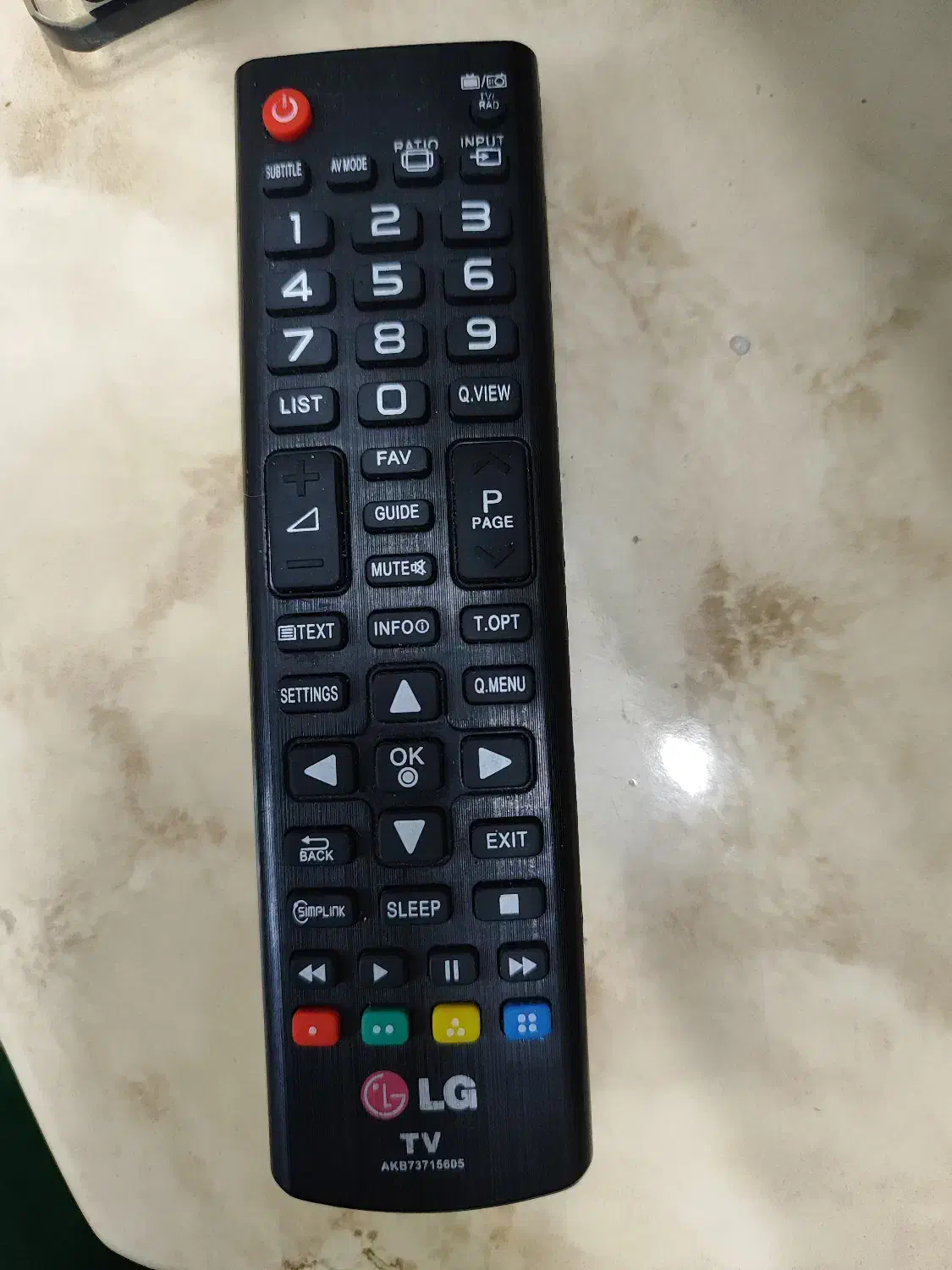 کنترل تلویزیون ال جی|تلویزیون و پروژکتور|قرچک, مهدیه|دیوار