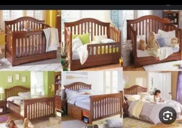 تخت کودک چوب|تخت و سرویس خواب|تهران, آهنگران (سراسیاب دولاب)|دیوار