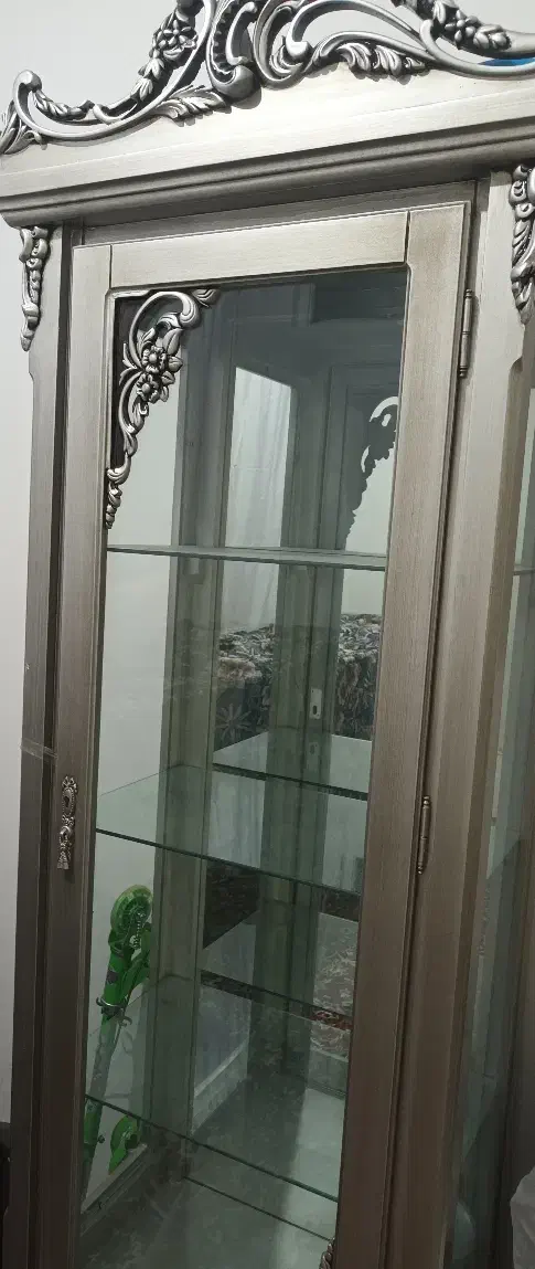 گنجه یا بوفه نقره ای|بوفه، ویترین، کنسول|مشهد, آزادشهر|دیوار