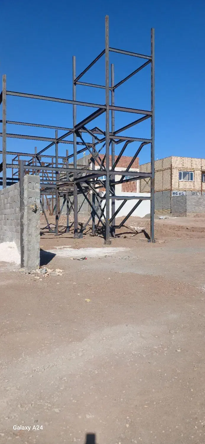 زمین اسکلت زده شده در شهرک|فروش خانه و ویلا|سبزوار, توحیدشهر|دیوار