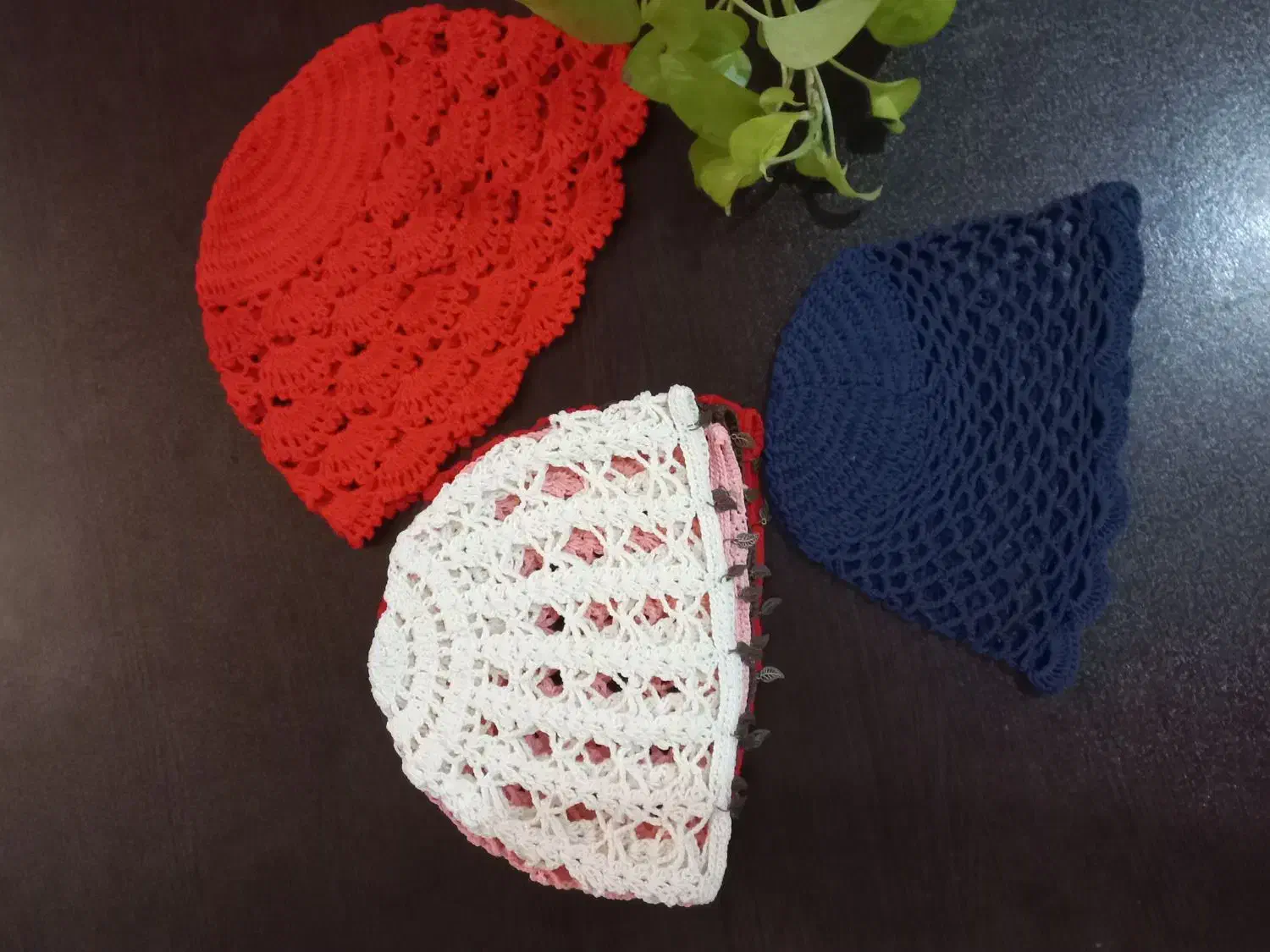 انواع کلاه ماندلا(لئونی) قلاب بافی|لباس|رشت, باهنر|دیوار