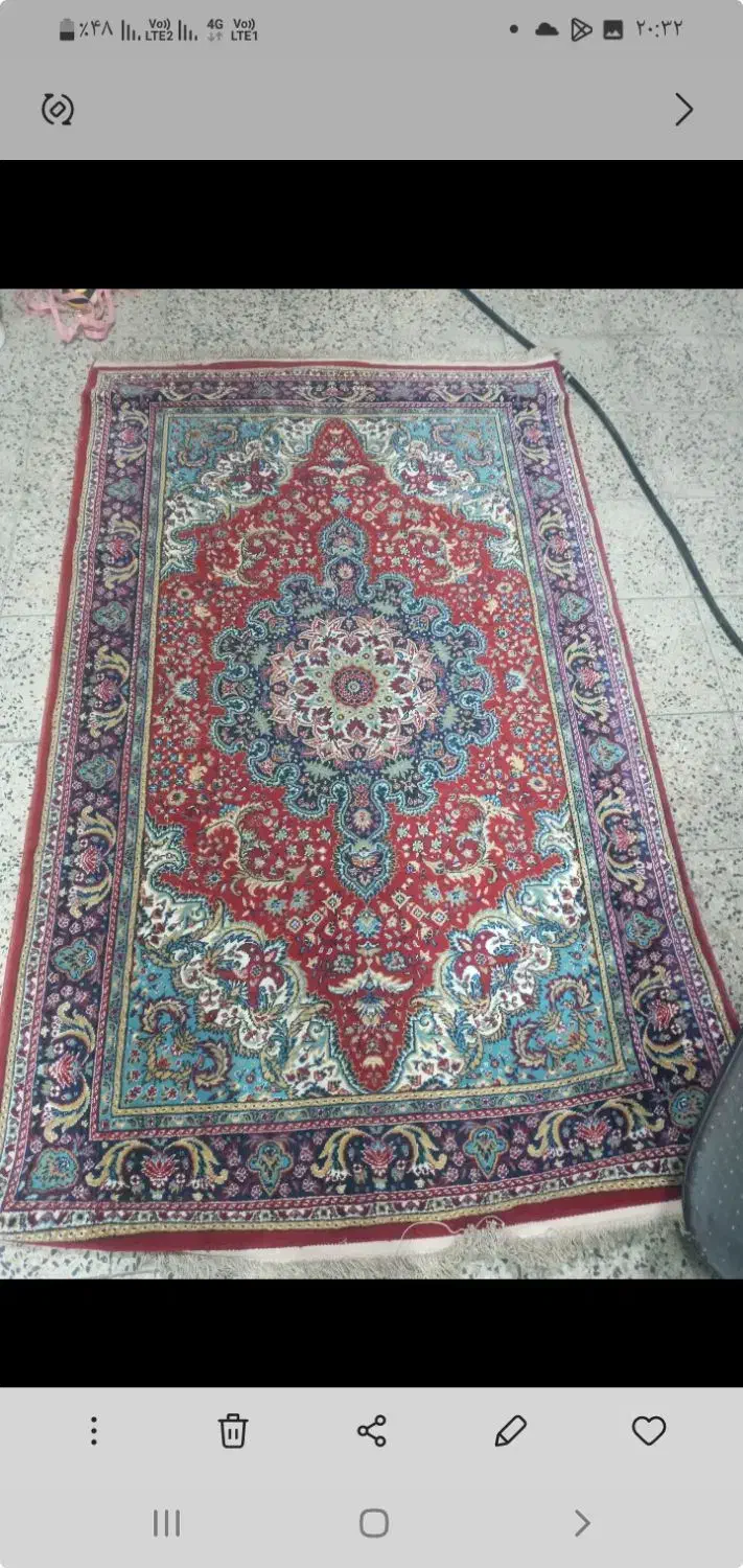 قالیچه در حد نو|فرش|محمدبار, |دیوار