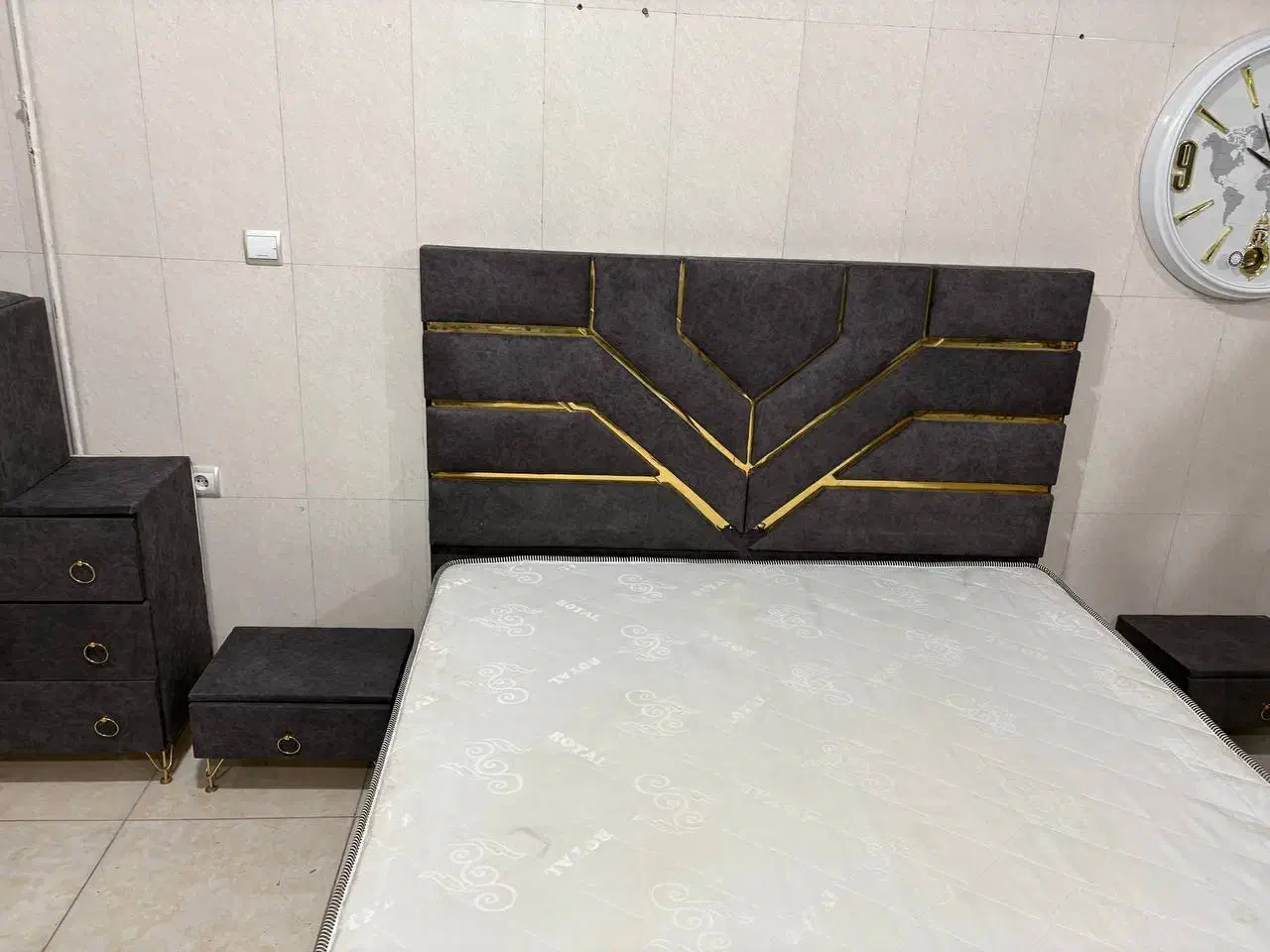 سرویس خواب تخت خواب دو نفره دو ماه کارکرد|تخت و سرویس خواب|کرمانشاه, |دیوار