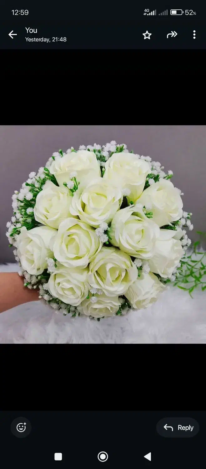 گل عروس آماده فروش|گل مصنوعی|یزد, |دیوار