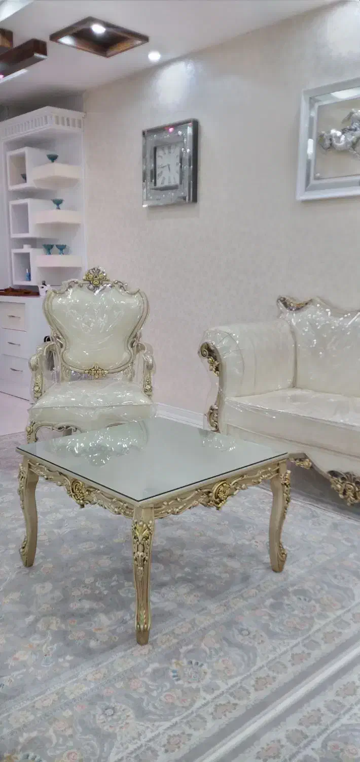 فروش فوری مبل استیل به دلیل مهاجرت|مبلمان خانگی و میز عسلی|اهواز, کوروش|دیوار