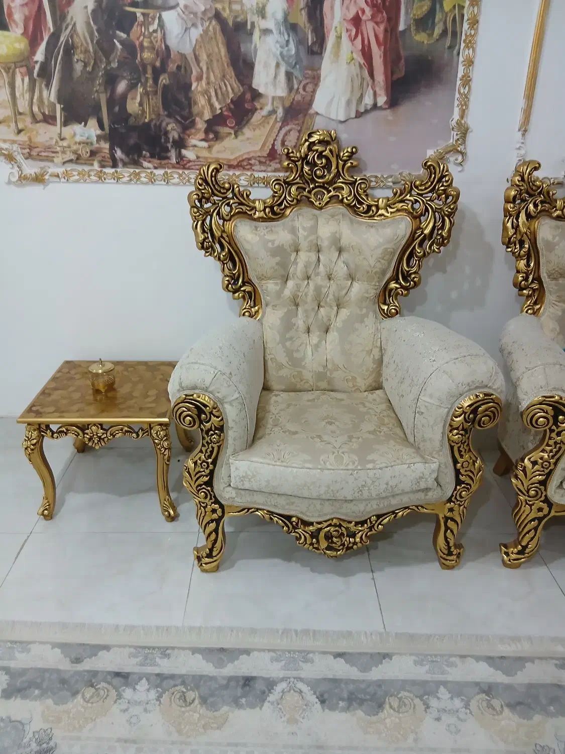 مبل سلطنتی|مبلمان خانگی و میز عسلی|پیرانشهر, |دیوار