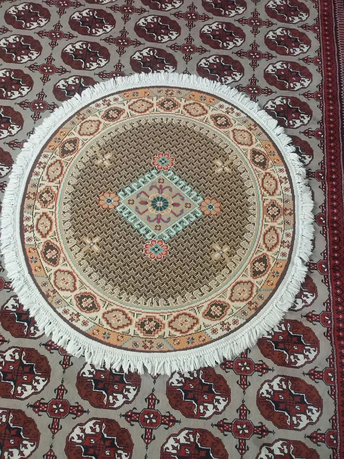 قالیچه گرد|فرش|گنبد کاووس, |دیوار