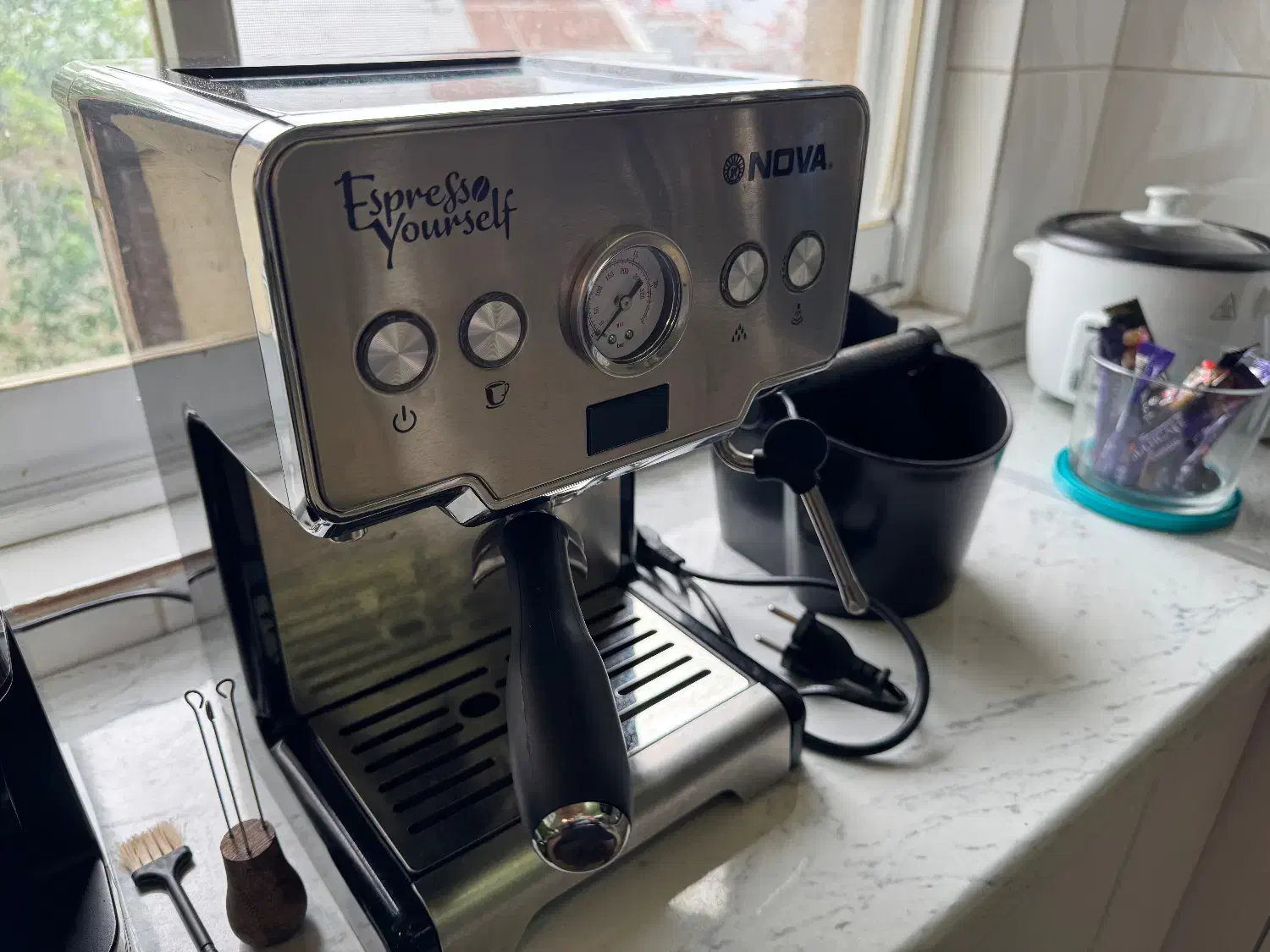 اسپرسوساز نوا ۱۲۸ و آسیاب نوا ۳۶۶۱|سماور، چای‌ساز، قهوه‌ساز|رشت, دیانتی|دیوار