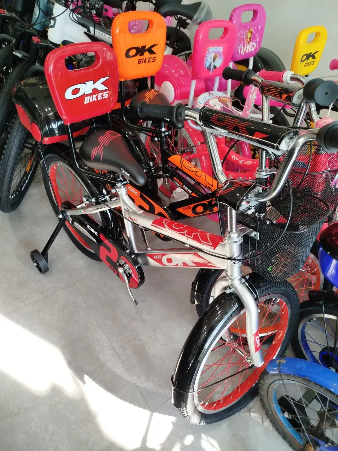 دوچرخه سایز20سبددار مارکOK|دوچرخه، اسکیت، اسکوتر|رشت, یخسازی|دیوار