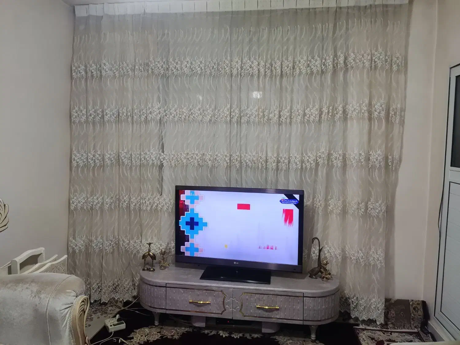 پرده منزل|پرده، رانر، رومیزی|ورامین, خیر آباد|دیوار